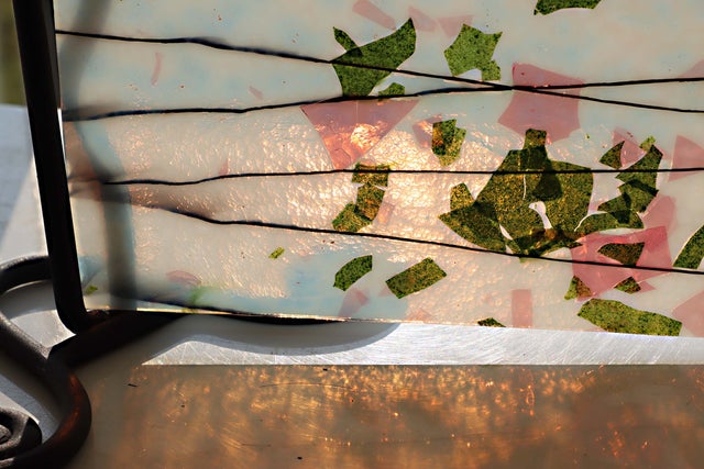 ダル ステンドグラス 楽天市場】ステンドグラス おしゃれ 赤 装飾ガラス W425×H885×T10 INK