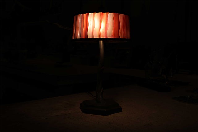 ステンドグラスランプ　米国　Gilbert製　ベース　ビンテージ　フロアライト ステンドグラスランプ 米国 Gilbert製 ベース ビンテージ フロアライト