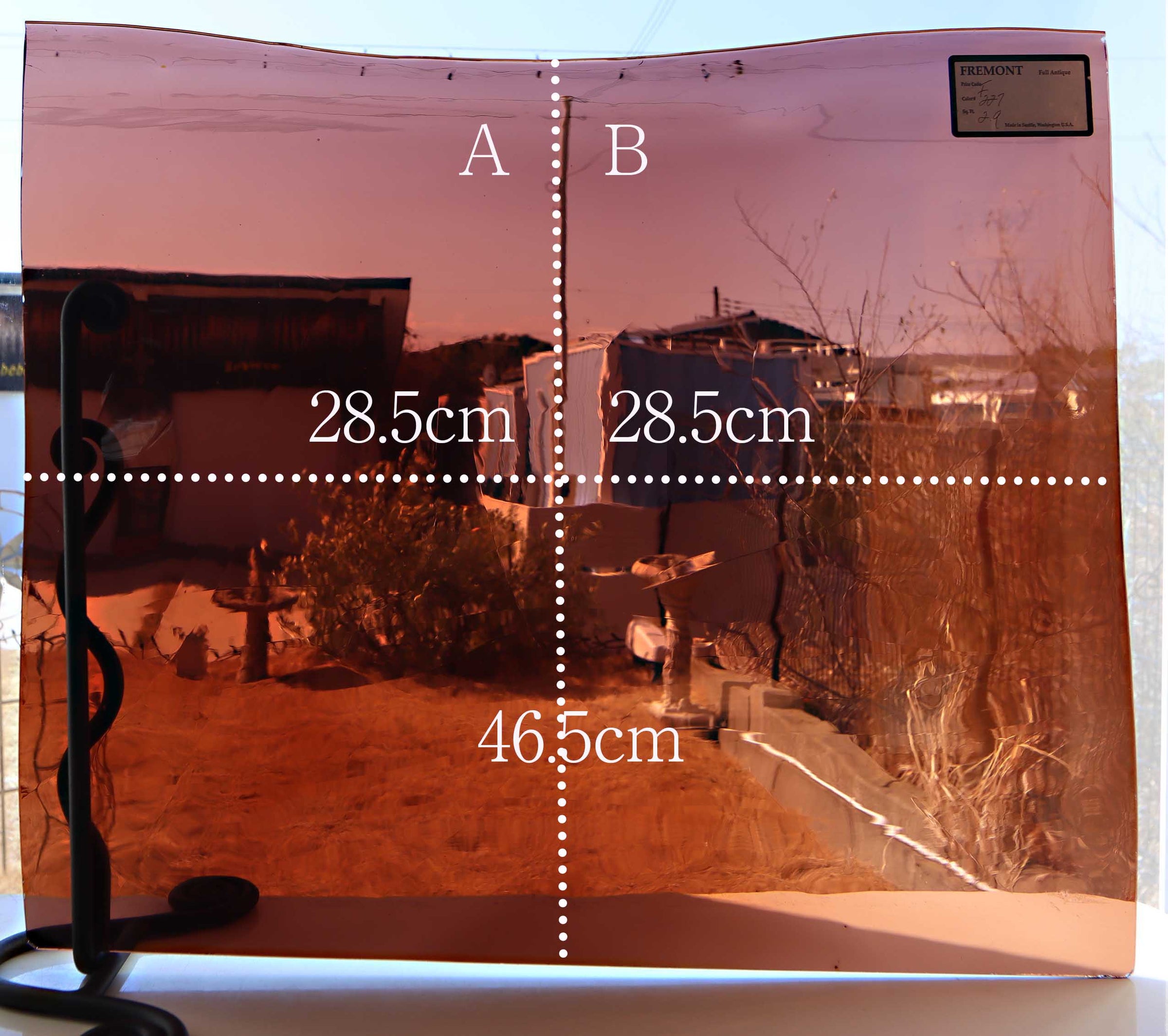 フリモント アンティークガラス エメラルドグリーン【Fグレード