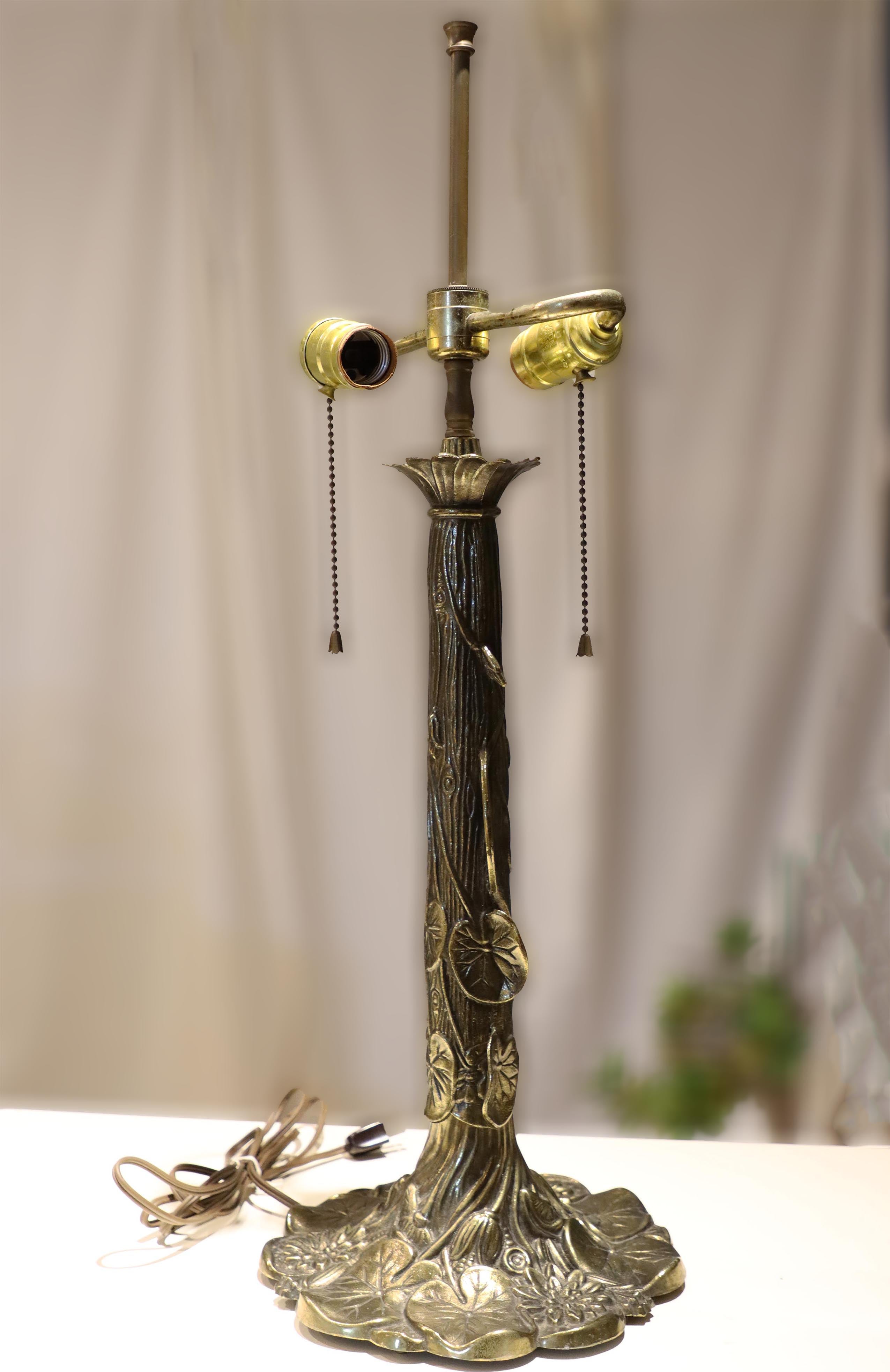 ランプベース ヴィンテージ照明台座（ステンドグラス対応